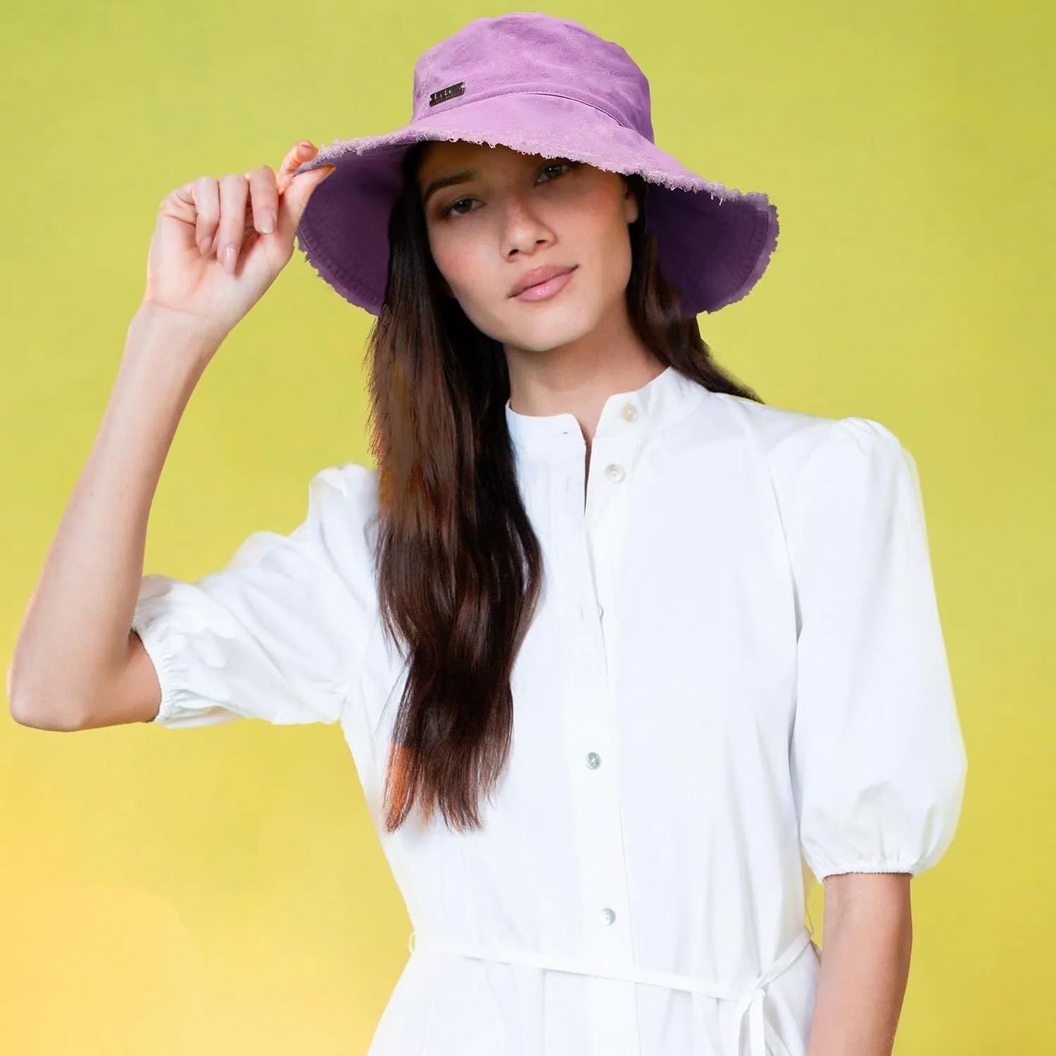 Women Bucket Straw Sun Hat