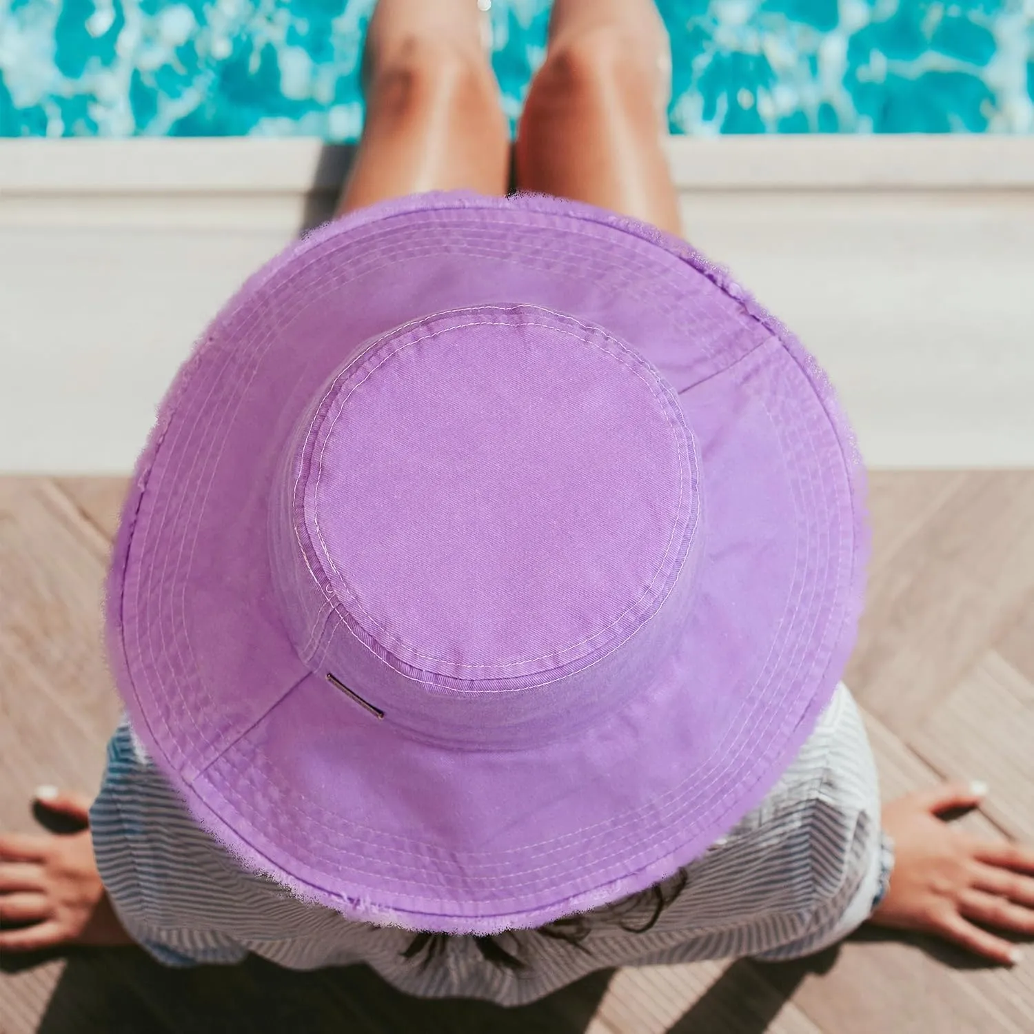Women Bucket Straw Sun Hat