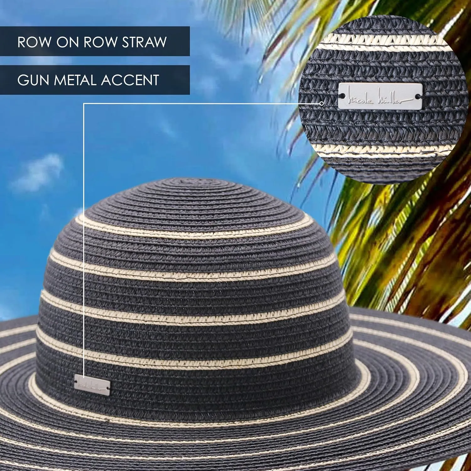 Women Bucket Straw Sun Hat