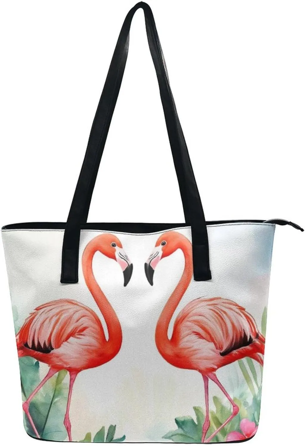 Women Tote Bags Casual Handbags PU Leather Shoulder Travel Bag