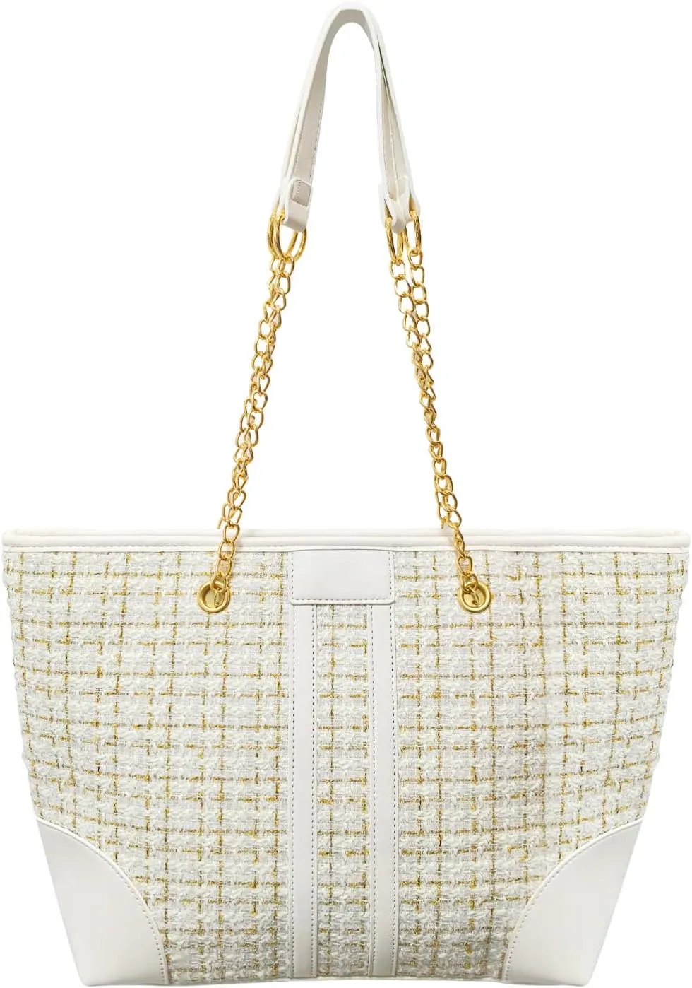 Women Tweed Single shoulder Bag Handbag and Purse Fashion Ladies Chain Quilted Crossbody Bag Evening Bag Clutch ﻿