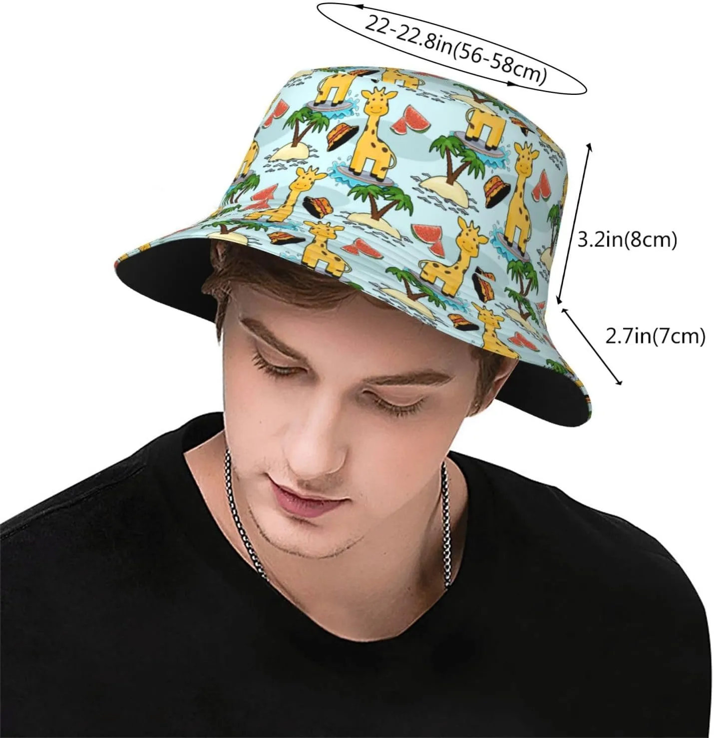 Womens Bucket Hat Summer Travel Beach Sun Protection Hat Fashion Outdoor Packable Mens Fisherman Hat