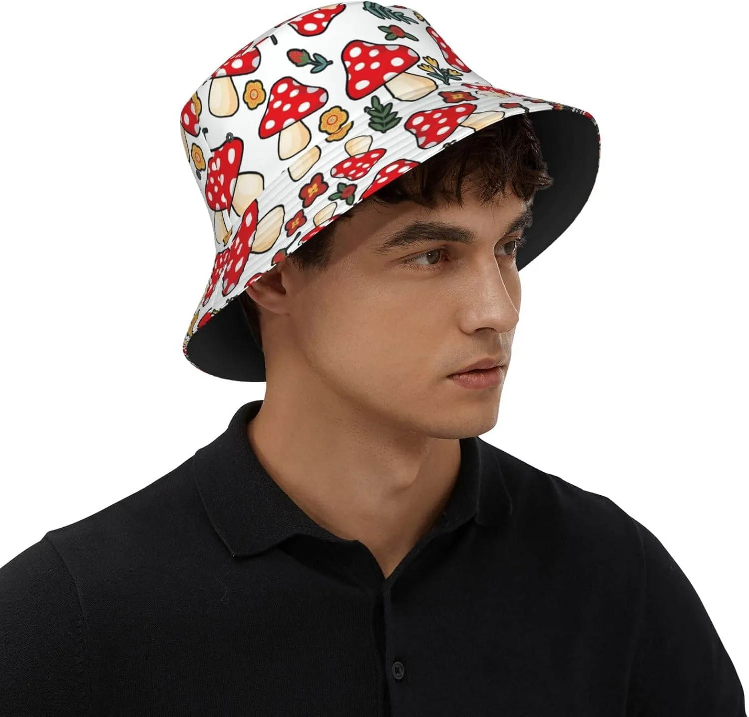 Womens Bucket Hat Summer Travel Beach Sun Protection Hat Fashion Outdoor Packable Mens Fisherman Hat