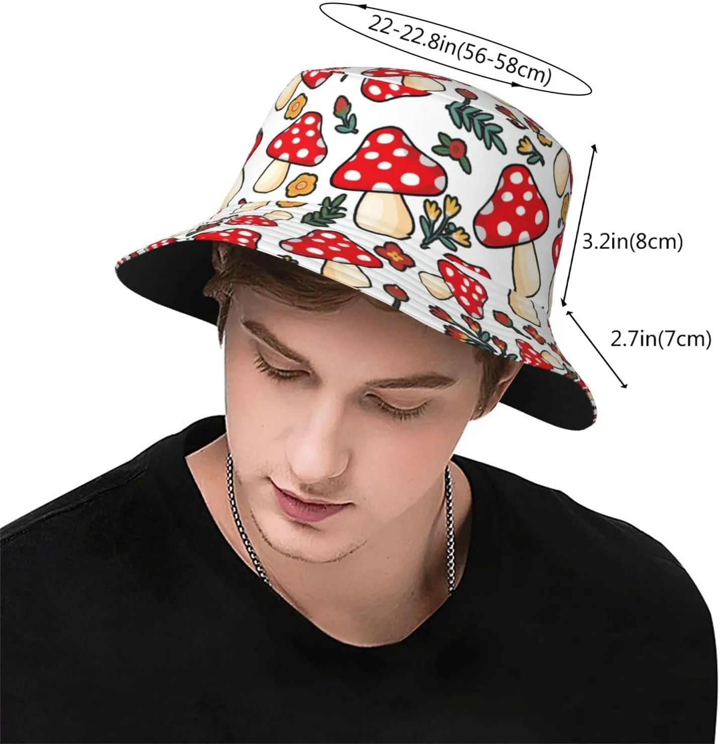 Womens Bucket Hat Summer Travel Beach Sun Protection Hat Fashion Outdoor Packable Mens Fisherman Hat