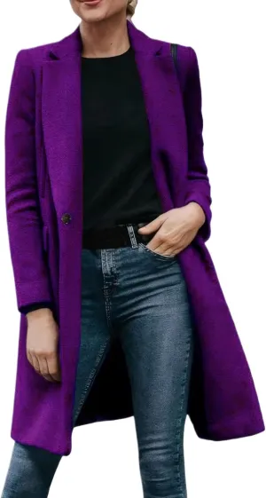 Womens Fall Fashion 2024 Open Front Coatigan Sweater Long Sleeve Casual Knit Lapel Cardigan Coat with Pockets