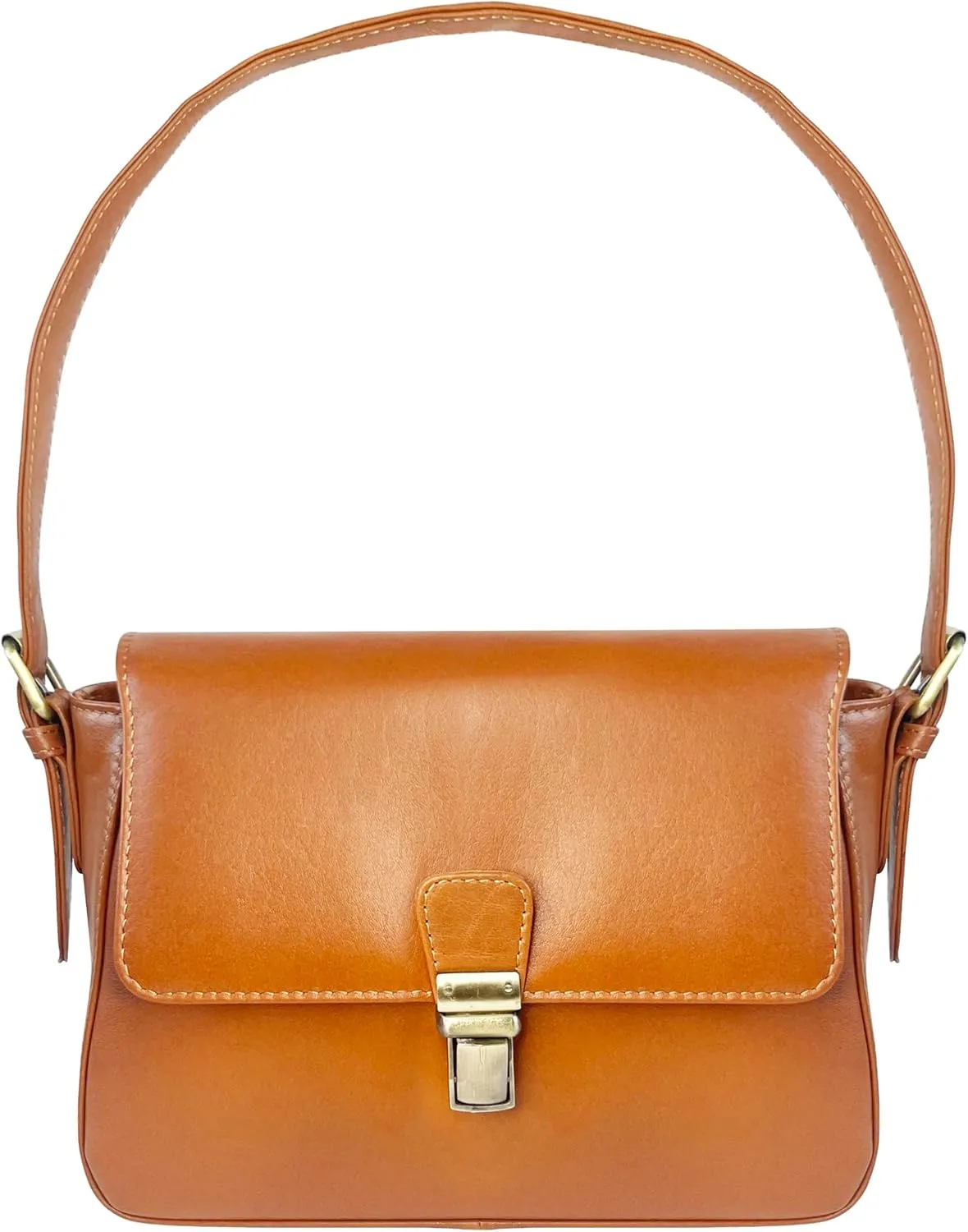 Women's Leather Evening Shoulder Bag - Vintage Clutch Hobo Tote Purse - Trendy Ladies Handbag for Party, Wedding