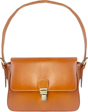 Women's Leather Evening Shoulder Bag - Vintage Clutch Hobo Tote Purse - Trendy Ladies Handbag for Party, Wedding