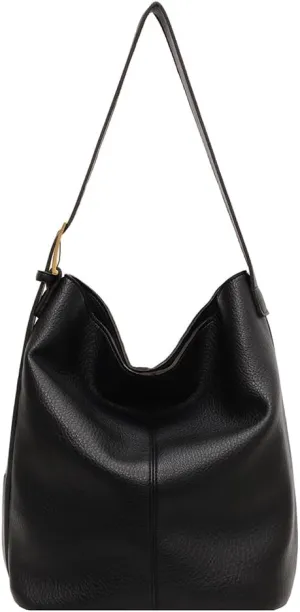 Women's Leather Hobo Shoulder Bag,Large capacity shoulder bag
