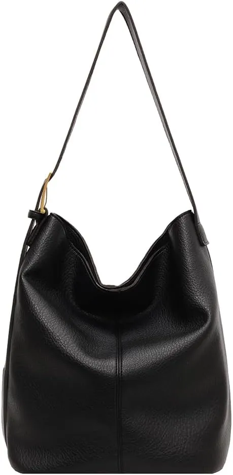 Women's Leather Hobo Shoulder Bag,Large capacity shoulder bag