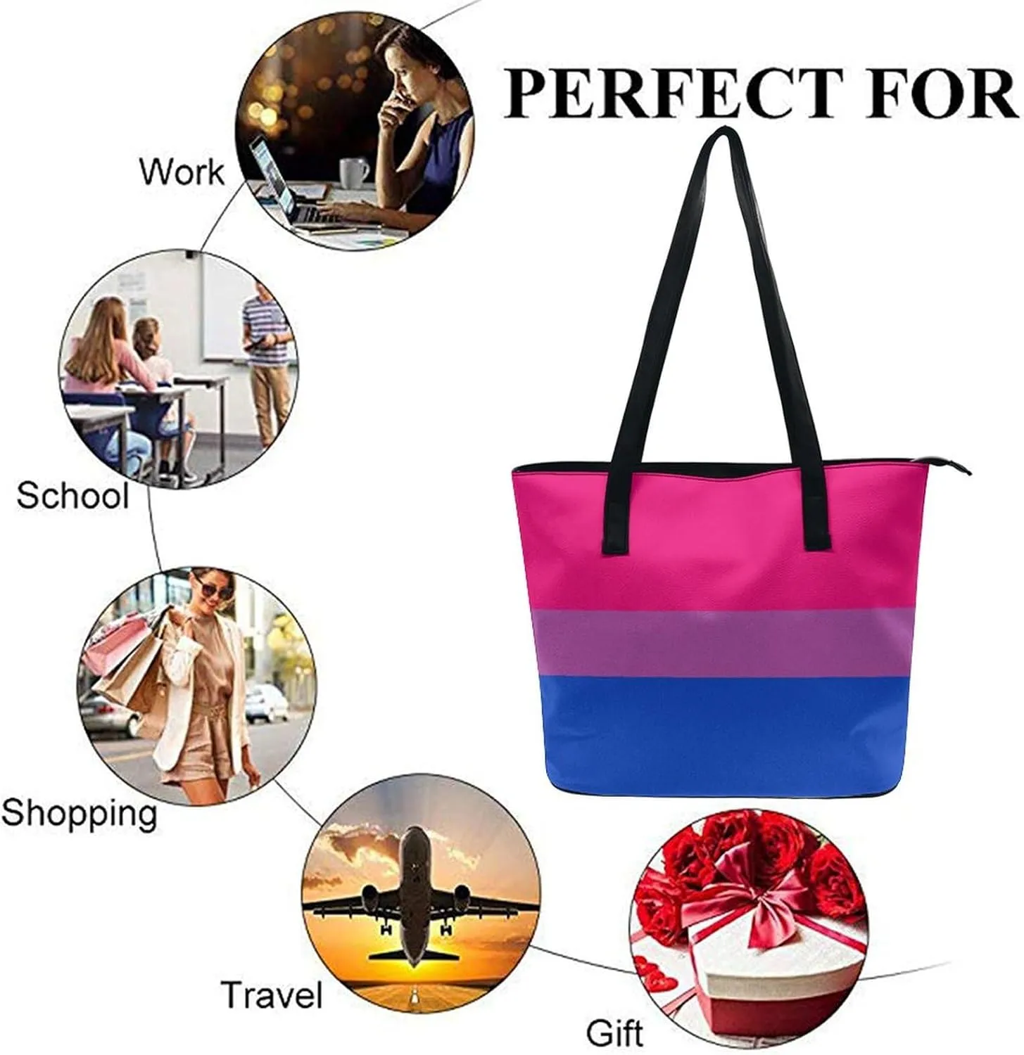 Womens Tote Laptop Bag Stylish Work Bag Travel Purse