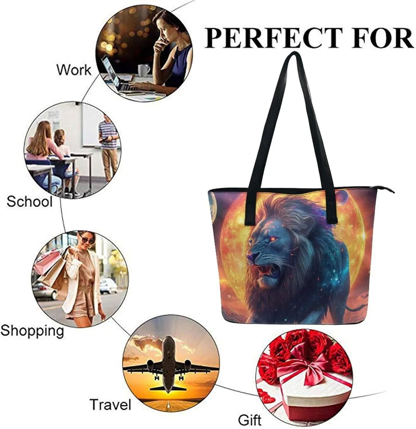 Womens Tote Laptop Bag Stylish Work Bag Travel Purse
