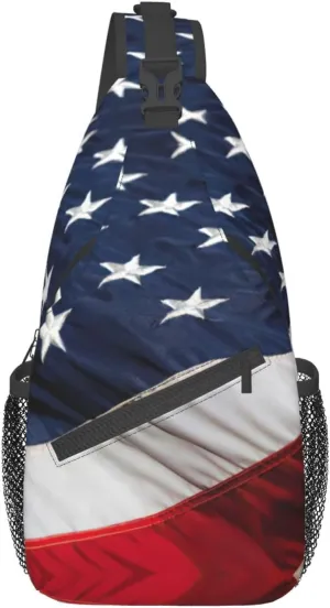 WURTON Beach Clear Sea Sand Print Crossbody Sling Backpack Sling Bag Travel Hiking Chest Bag Daypack