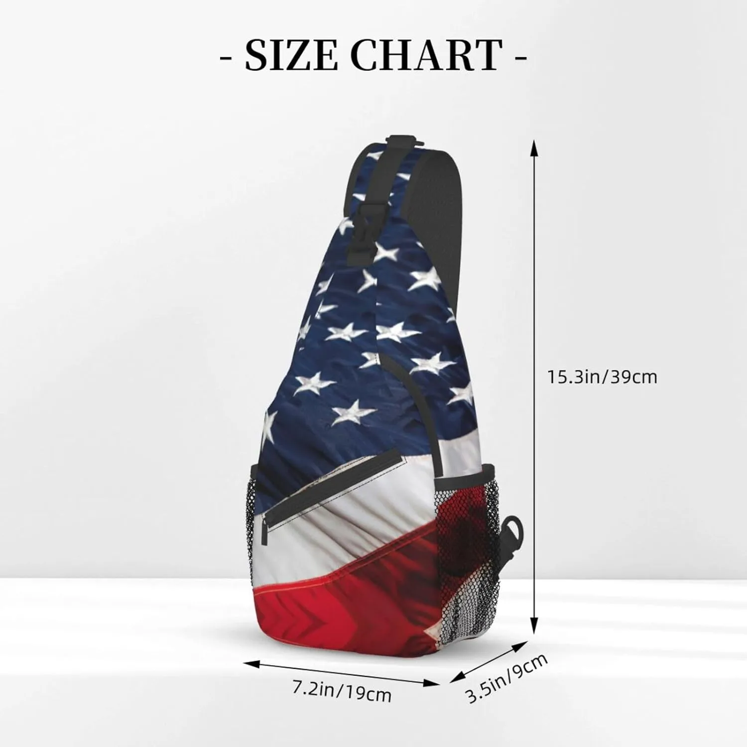 WURTON Beach Clear Sea Sand Print Crossbody Sling Backpack Sling Bag Travel Hiking Chest Bag Daypack