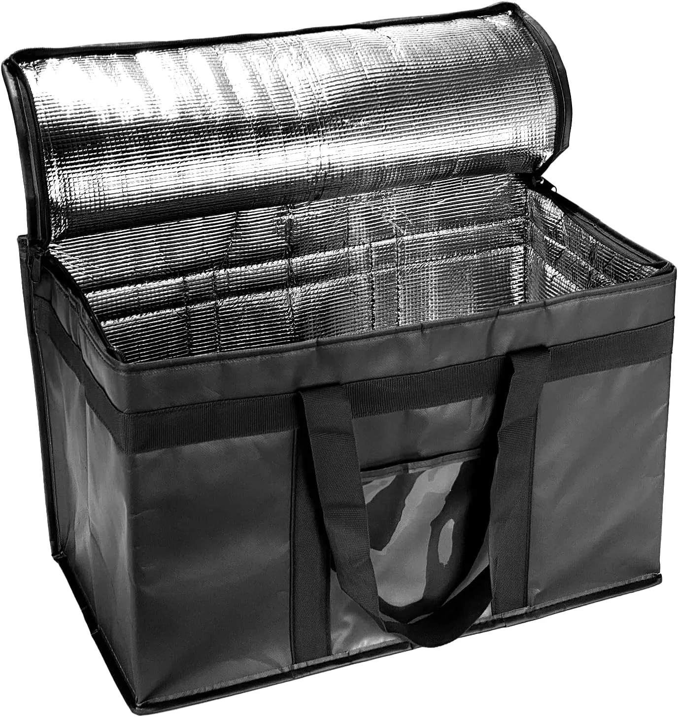 Yalin XXXL Large Insulated Cooler Bag, Styrofoam Cooler of Keep Food Hot or Cold, Reusable Double Zipper Food Delivery Bag for Grocery Shopping, 23" W x 15" H x 14" D