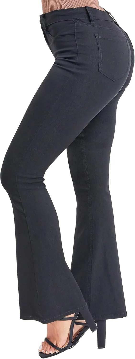 YMI Women's Hyperstretch Forever Color Flare Pants