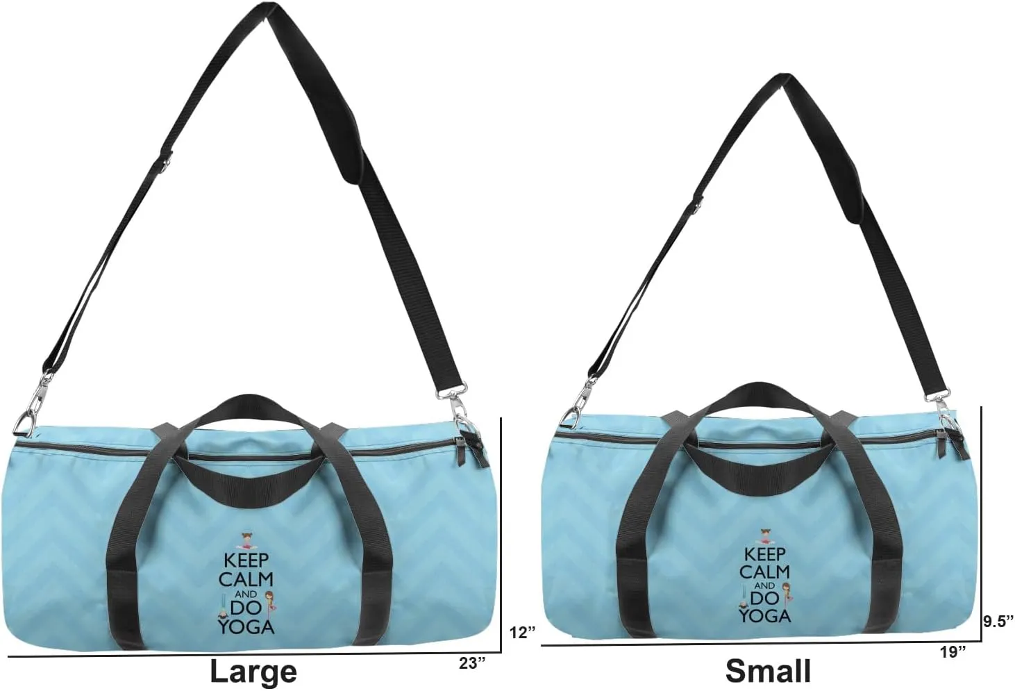 YouCustomizeIt Keep Calm & Do Yoga Duffel Bag
