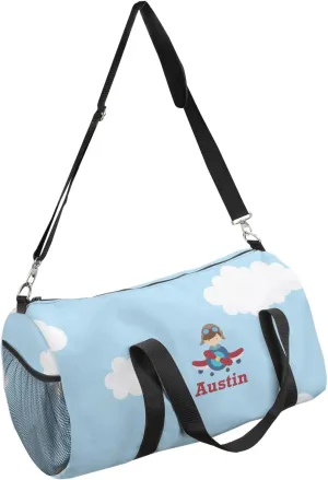 YouCustomizeIt Personalized Airplane & Pilot Duffel Bag