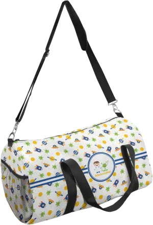 YouCustomizeIt Personalized Boy's Space Themed Duffel Bag