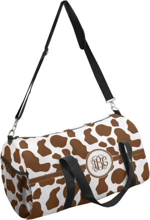 YouCustomizeIt Personalized Cow Print Duffel Bag