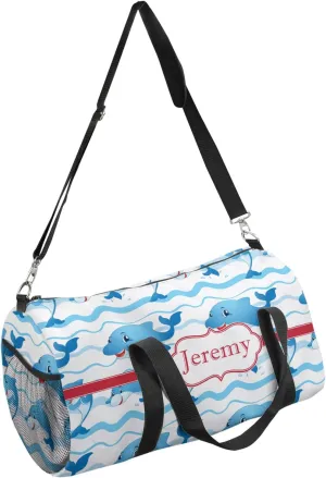 YouCustomizeIt Personalized Dolphins Duffel Bag