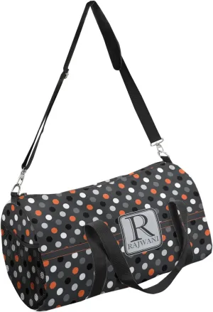 YouCustomizeIt Personalized Gray Dots Duffel Bag