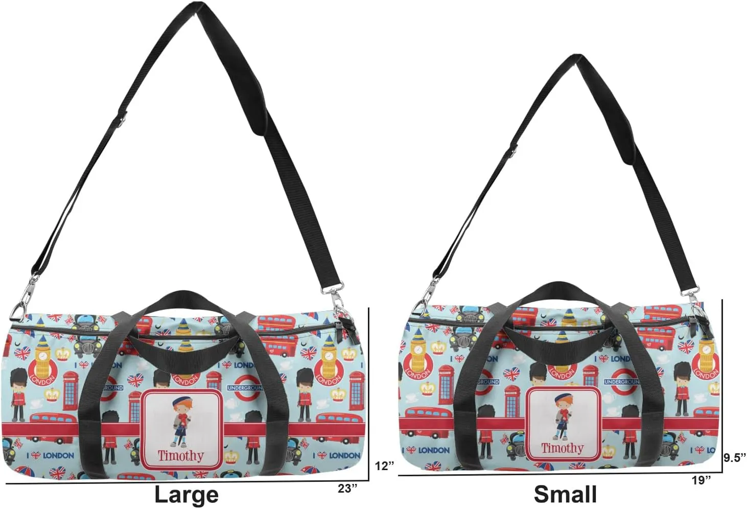 YouCustomizeIt Personalized London Duffel Bag