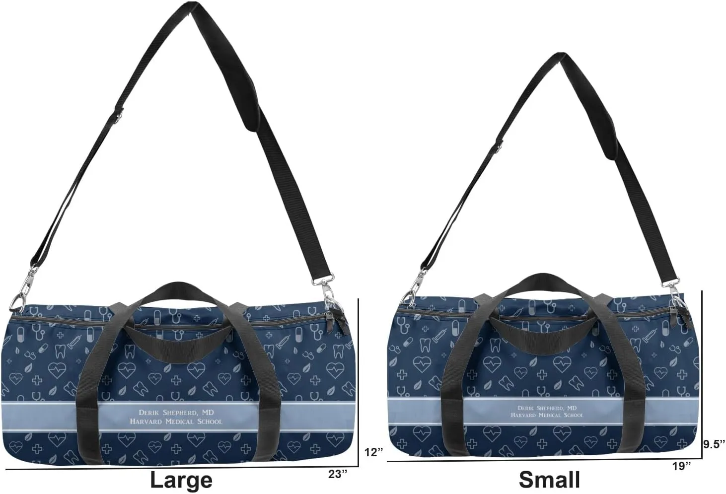 YouCustomizeIt Personalized Medical Doctor Duffel Bag