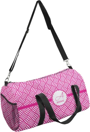 YouCustomizeIt Personalized Square Weave Duffel Bag