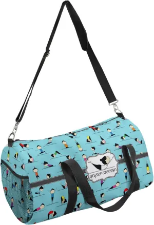 YouCustomizeIt Personalized Yoga Poses Duffel Bag
