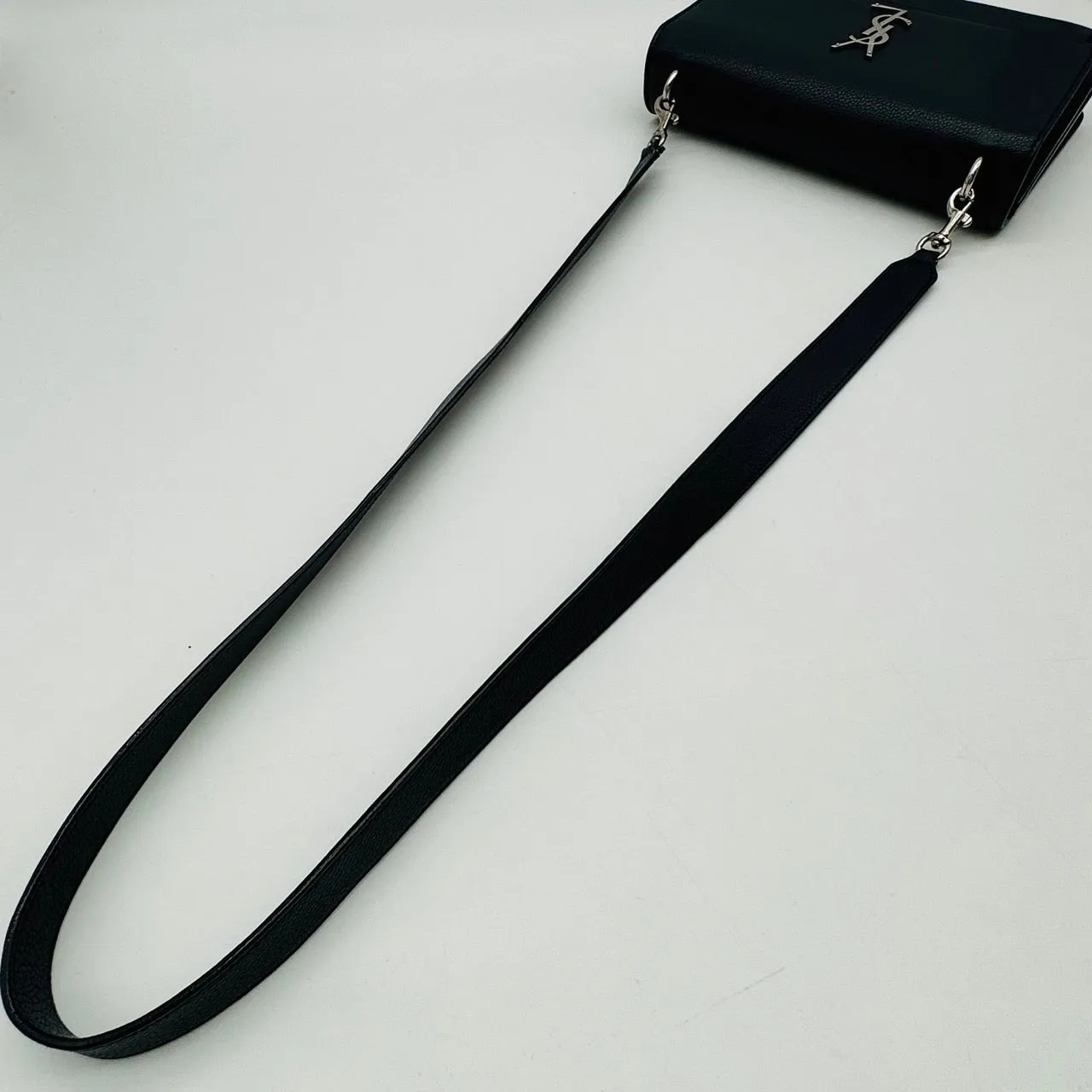 YSL Shoulder Bag Leather Navy Sunset Medium