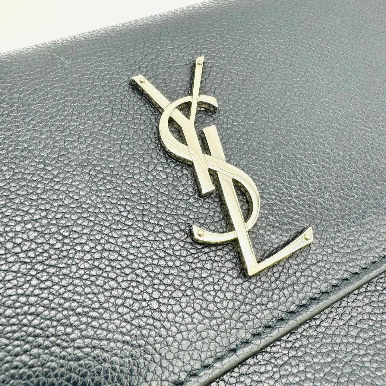 YSL Shoulder Bag Leather Navy Sunset Medium