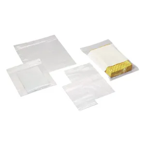 Zipper Closure Bags, 2 mil Clear - 5" x 5" (100-ct)